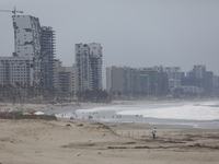 Destroyed hotels are being seen at Riviera Punta Diamante in Acapulco, Mexico, on April 20, 2024, six months after Hurricane Otis hit Acapul...