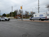 A motor vehicle crash involving a Nissan Rogue and a motorcycle is leaving a motorcyclist in life-threatening condition in Brampton, Ontario...