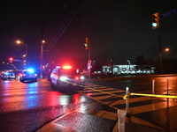 Shots are being fired at a tow truck for the second time in Toronto, Ontario, Canada, on May 11, 2024. At approximately 10:20 p.m. on Saturd...