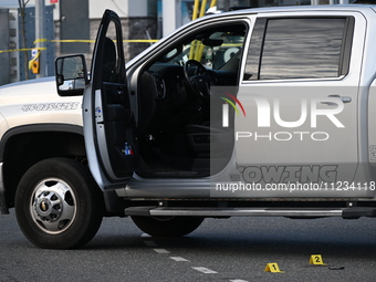 One person is being injured in a shooting in Scarborough, Toronto, Ontario, Canada, on May 12, 2024. At approximately 4:54 p.m., on Sunday a...