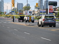 One person is being injured in a shooting in Scarborough, Toronto, Ontario, Canada, on May 12, 2024. At approximately 4:54 p.m., on Sunday a...