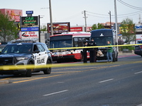 One person is being injured in a shooting in Scarborough, Toronto, Ontario, Canada, on May 12, 2024. At approximately 4:54 p.m., on Sunday a...