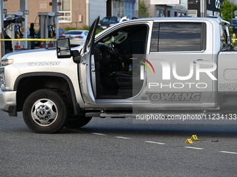 One person is being injured in a shooting in Scarborough, Toronto, Ontario, Canada, on May 12, 2024. At approximately 4:54 p.m., on Sunday a...