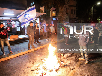  People Gather To Stage Demonstration To Demand Resignation Of Prime Minister Benjamin Netanyahu's Government, The End Of The War And The Re...