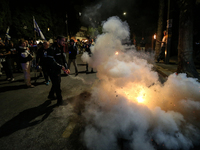  People Gather To Stage Demonstration To Demand Resignation Of Prime Minister Benjamin Netanyahu's Government, The End Of The War And The Re...