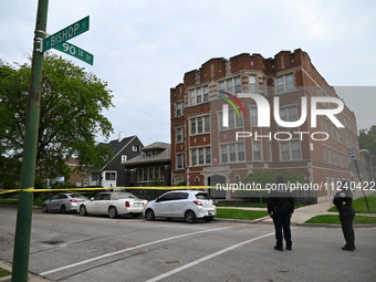 Two people are being shot in Chicago, Illinois, United States, on May 14, 2024. In the 9000 block of S. Bishop at approximately 5:36 p.m., T...