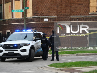 Two people are being shot in Chicago, Illinois, United States, on May 14, 2024. In the 9000 block of S. Bishop at approximately 5:36 p.m., T...