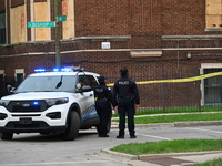 Two people are being shot in Chicago, Illinois, United States, on May 14, 2024. In the 9000 block of S. Bishop at approximately 5:36 p.m., T...