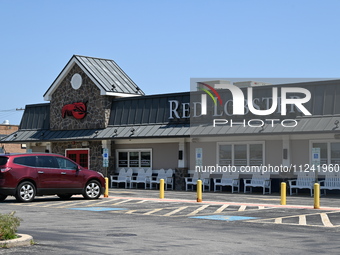 Red Lobster restaurant is being seen at 5201 S Pulaski Rd in Chicago, Illinois, United States, on May 15, 2024. Red Lobster is considering C...