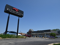 Red Lobster restaurant is being seen at 5201 S Pulaski Rd in Chicago, Illinois, United States, on May 15, 2024. Red Lobster is considering C...