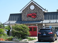 Red Lobster restaurant is being seen at 5201 S Pulaski Rd in Chicago, Illinois, United States, on May 15, 2024. Red Lobster is considering C...