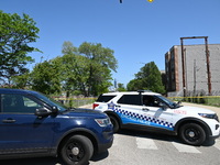 Chicago police are closing off the area where the shooting is taking place. Two people are in critical condition after being shot in Chicago...