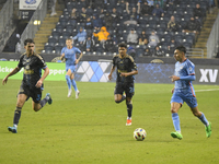 NYC FC's Agustin Ojeda is in action during the Philadelphia Union vs. New York City FC match at Subaru Park in Chester, PA, USA, on May 15,...