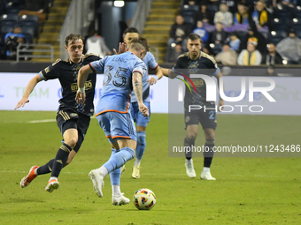 Philadelphia Union is playing against New York City FC at Subaru Park in Chester, PA, USA, on May 15, 2024. (