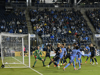 A ball is missing as Philadelphia is trying to tie late in the second half as Philadelphia Union is taking on New York City FC at Subaru Par...