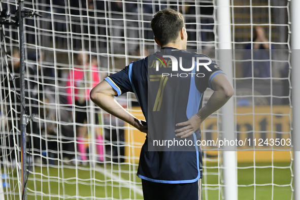 Philadelphia Union Forward Michael Uhre is reacting after missing in the second half of the Philadelphia Union vs. New York City FC match at...