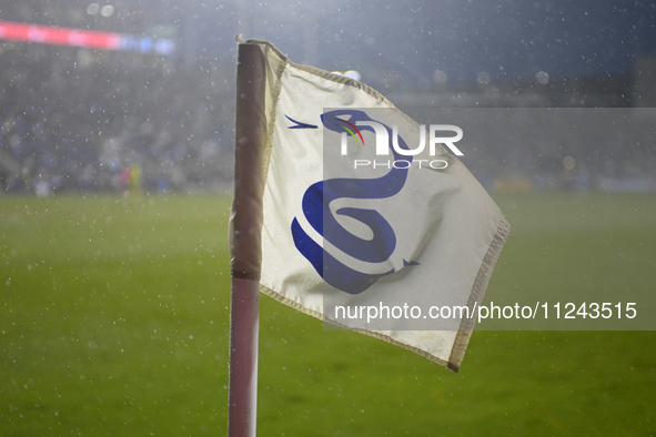 Rainy conditions are affecting the Philadelphia Union vs. New York City FC match at Subaru Park in Chester, PA, USA, on May 15, 2024. 