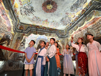 Primary school students are visiting Fengfeng Museum in Handan, China, on May 16, 2024. May 18 is International Museum Day. (