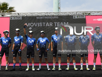 Nairo Quintana of Colombia, Albert Torres of Spain, Will Barta of The United States, Davide Cimolai of Italy, Fernando Gaviria of Colombia,...