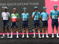 Simone Velasco of Italy, Davide Ballerini of Italy, Lorenzo Fortunato of Italy, Henok Mulubrhan of Eritrea, Vadim Pronskiy of Kazakhstan, Ch...