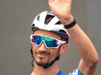 Julian Alaphilippe of France and Team Soudal Quick-Step prior to the 107th Giro d'Italia 2024, Stage 12, a 193km stage from Martinsicuro to...