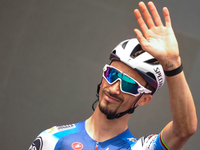 Julian Alaphilippe of France and Team Soudal Quick-Step prior to the 107th Giro d'Italia 2024, Stage 12, a 193km stage from Martinsicuro to...