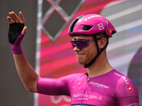 Jonathan Milan of Italy and Team Lidl - Trek - Purple Points Jersey prior to the 107th Giro d'Italia 2024, Stage 12, a 193km stage from Mart...