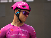 Jonathan Milan of Italy and Team Lidl - Trek - Purple Points Jersey prior to the 107th Giro d'Italia 2024, Stage 12, a 193km stage from Mart...