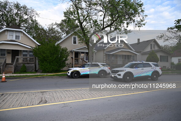 A 25-year-old male is being shot in Chicago, Illinois, United States, on May 16, 2024. At approximately 5:25 p.m. on Thursday, on the 9900 b...