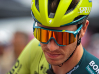 Danny van Poppel of Netherlands and Team BORA - hansgrohe prior to the 107th Giro d'Italia 2024, Stage 12, a 193km stage from Martinsicuro t...