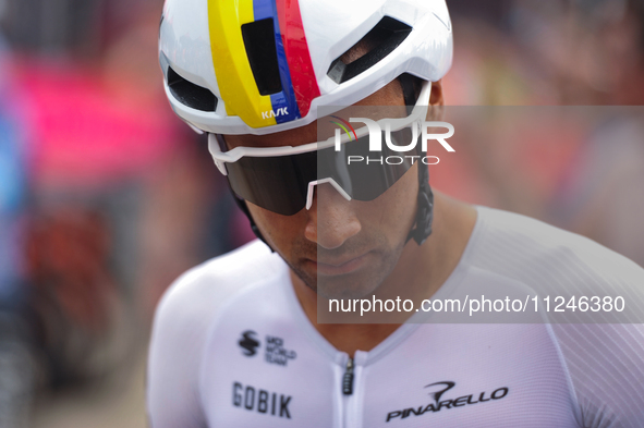 Jhonatan Narvaez of Ecuador and Team INEOS Grenadiers prior to the 107th Giro d'Italia 2024, Stage 12, a 193km stage from Martinsicuro to Fa...