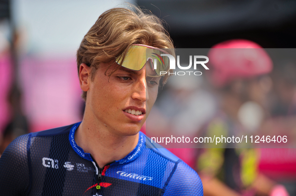 Lorenzo Germani of Italy and Team Groupama - FDJ prior to the 107th Giro d'Italia 2024, Stage 12, a 193km stage from Martinsicuro to Fano is...