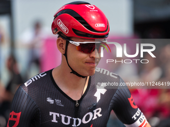 Alexander Kamp of Denmark and Tudor Pro Cycling Team prior to the 107th Giro d'Italia 2024, Stage 12, a 193km stage from Martinsicuro to Fan...