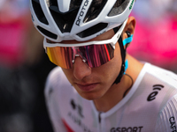 Davide Piganzoli of Italy and Team Polti Kometa prior to the 107th Giro d'Italia 2024, Stage 12, a 193km stage from Martinsicuro to Fano is...