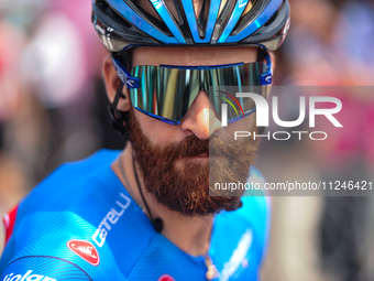 Simon Geschke of Germany and Team Cofidis - Blue Mountain Jersey prior to the 107th Giro d'Italia 2024, Stage 12, a 193km stage from Martins...