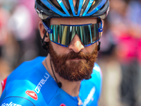 Simon Geschke of Germany and Team Cofidis - Blue Mountain Jersey prior to the 107th Giro d'Italia 2024, Stage 12, a 193km stage from Martins...