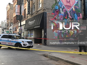 Police are searching and canvassing the area for clues. A 31-year-old male is in critical condition after attempting to intervene and stop a...