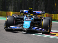 Pierre Gasly of France and Alpine F1 A524 Renault is driving on track during the Free Practice of the Formula 1 Gran Premio del Made in Ital...