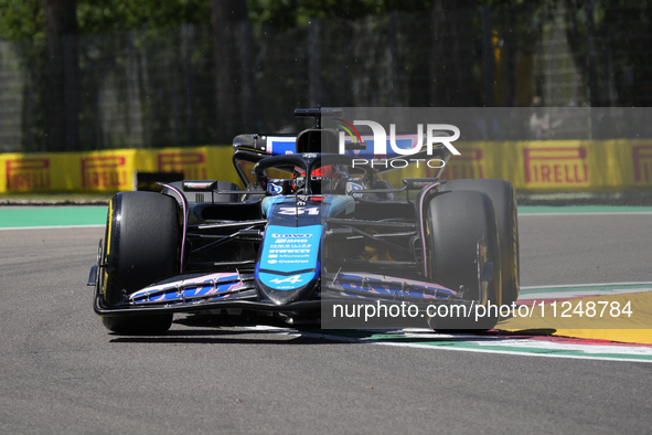 Esteban Ocon of France and Alpine F1 A524 Renault is driving on track during the Free Practice of the Formula 1 Gran Premio del Made in Ital...