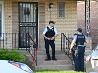 Police officers are at the residence where the homicide is occurring. A 54-year-old male victim is being shot in the chest and killed while...