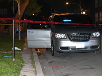 The victim's vehicle and belongings are being found at the crime scene. A male victim is being shot in Chicago, Illinois, United States, on...