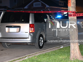 The victim's vehicle and belongings are being found at the crime scene. A male victim is being shot in Chicago, Illinois, United States, on...