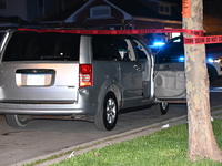 The victim's vehicle and belongings are being found at the crime scene. A male victim is being shot in Chicago, Illinois, United States, on...