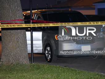 The victim's vehicle and belongings are being found at the crime scene. A male victim is being shot in Chicago, Illinois, United States, on...