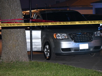 The victim's vehicle and belongings are being found at the crime scene. A male victim is being shot in Chicago, Illinois, United States, on...