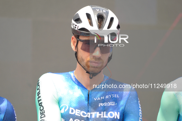 Aurelien Paret-Peintre of France and Decathlon AG2R La Mondiale Team prior to the 107th Giro d'Italia 2024, Stage 12, a 193km stage from Mar...