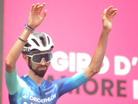 Valentin Paret-Peintre of France and Decathlon AG2R La Mondiale Team prior to the 107th Giro d'Italia 2024, Stage 12, a 193km stage from Mar...