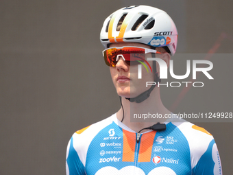 Gijs Leemreize of Netherlands and Team dsm-firmenich PostNL prior to the 107th Giro d'Italia 2024, Stage 12, a 193km stage from Martinsicuro...