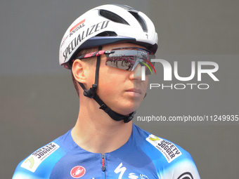 Mauri Vansevenant of Belgium and Team Soudal Quick-Step prior to the 107th Giro d'Italia 2024, Stage 12, a 193km stage from Martinsicuro to...