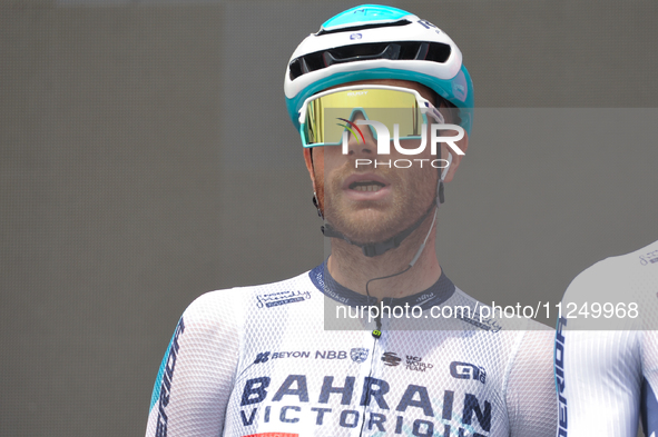 Damiano Caruso of Italy and Team Bahrain - Victorious prior to the 107th Giro d'Italia 2024, Stage 12, a 193km stage from Martinsicuro to Fa...